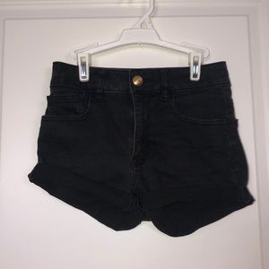 American Eagle Black Jean Shorts
